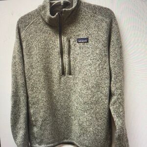 Patagonia Men's Zip-Up Sweater in Gray